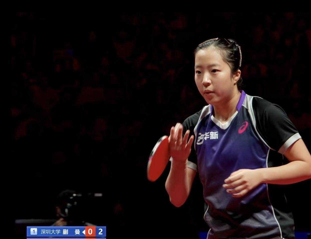 ！0-2到3-2蒯曼迎来大逆转莎莎给蒯曼战术指导平野美宇递水(图4)